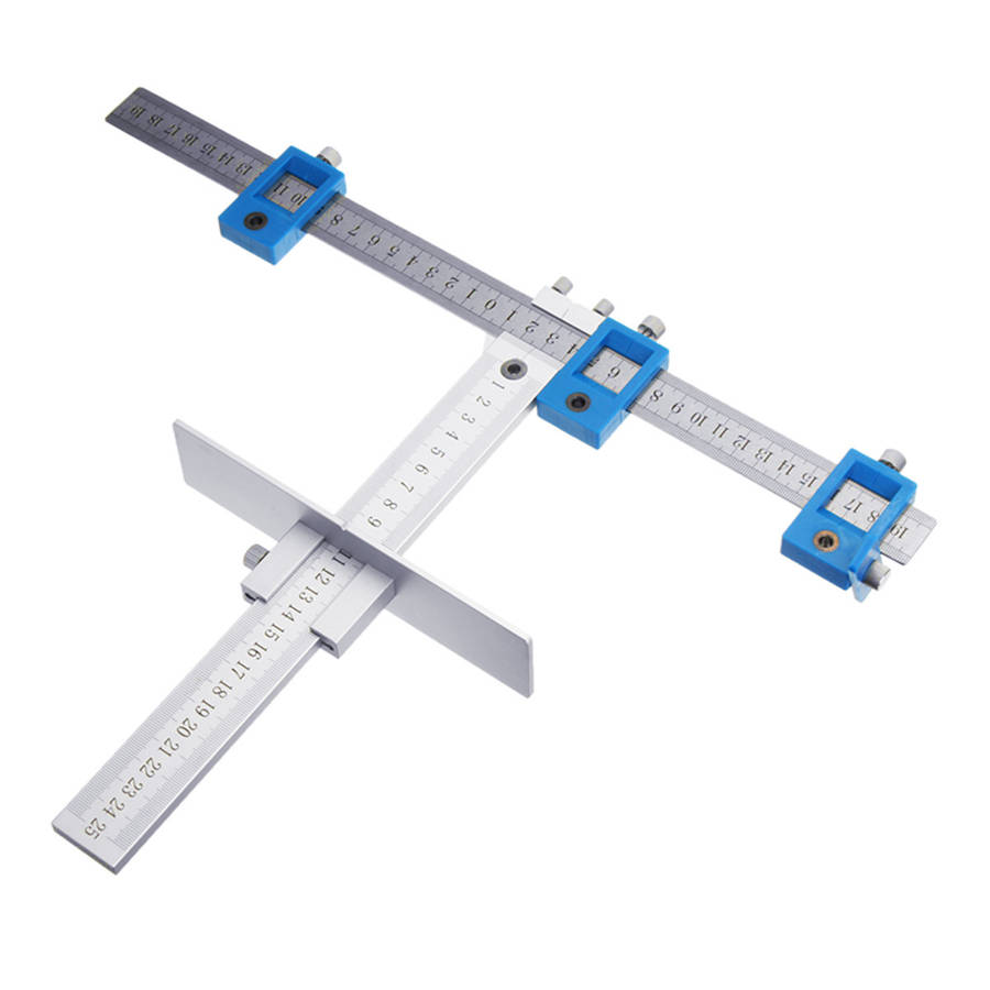 Aluminum Position Cabinet Hardware Jig Drill Guide for Woodworking