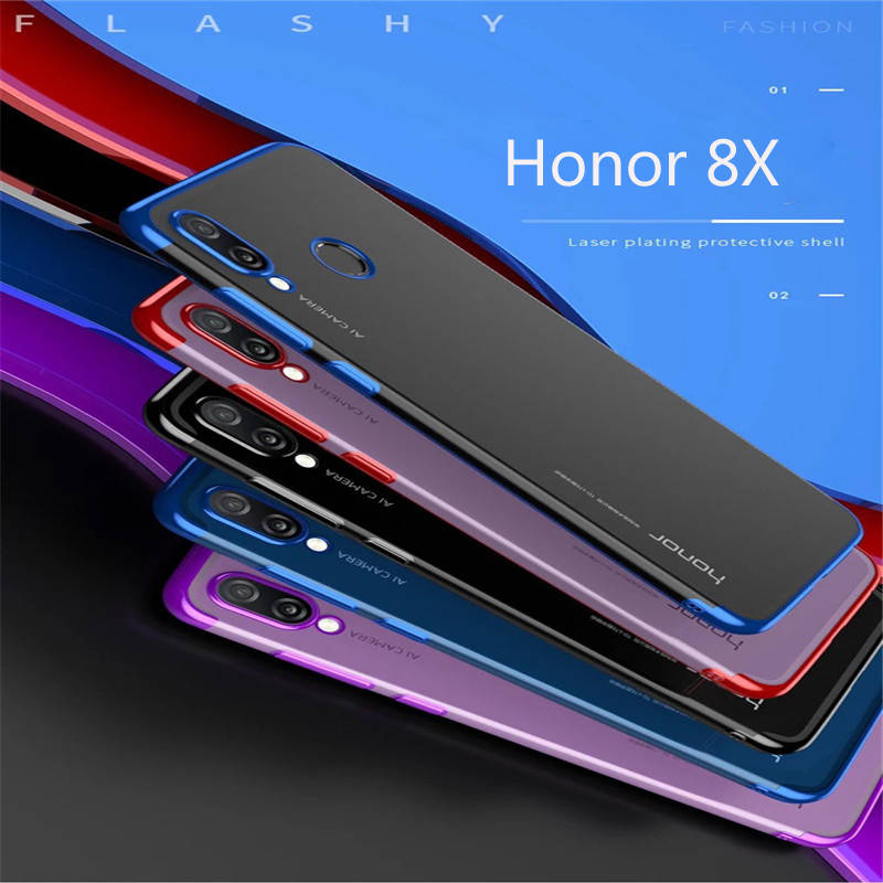 Bakeey Luxury Ultra Thin Color Plating Shock-proof Soft TPU Protective Case For Huawei Honor 8X -