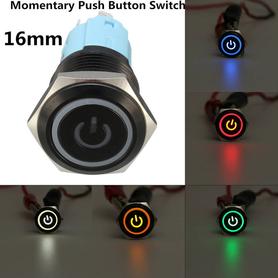 16mm Momentary LED Button Switch