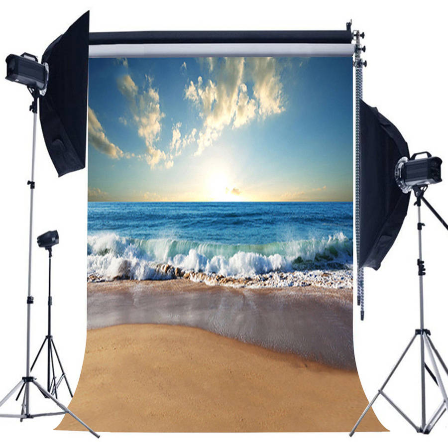 3x5ft 5x7ft Sunny Sea Beach Photography Backdrop Studio Prop Background - 0.14kg