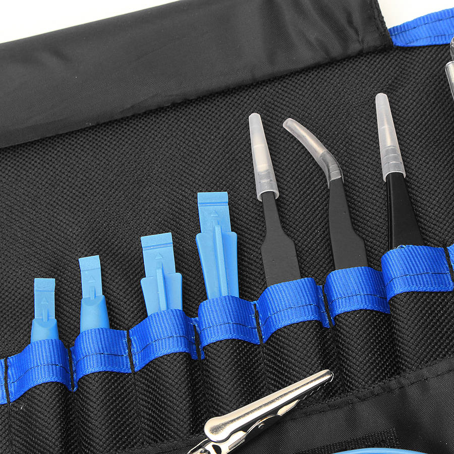 75 in 1 Screwdriver Socket Bit Set Kit + PC Phone Repair Opening Tool Kit Ruler Tongs Tweezers Remov