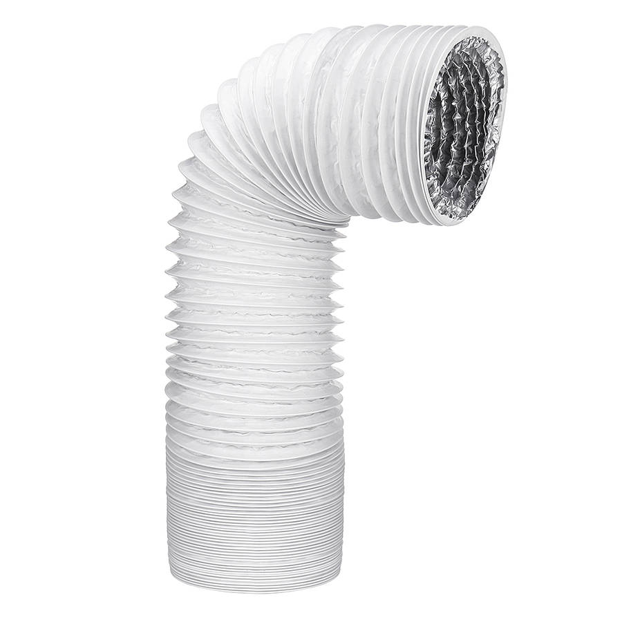 180cm PVC Aluminum Foil Universal Portable Air Conditioner Exhaust Hose 12.5cm Dia