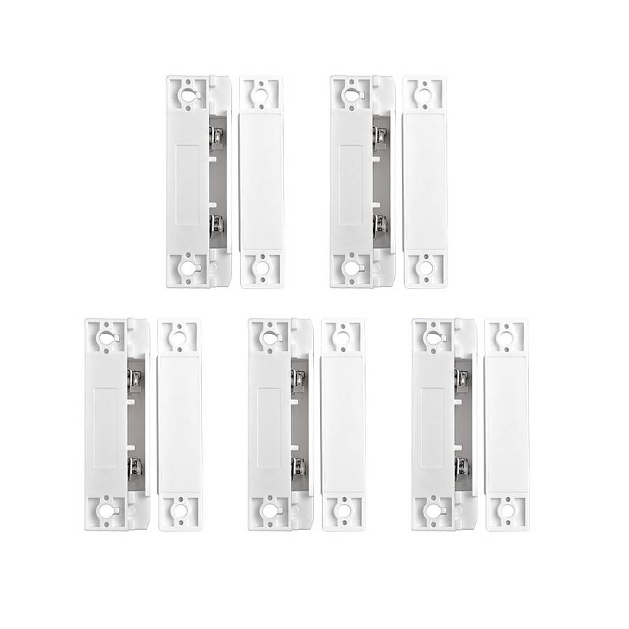 5Pcs/Lot Wired Door Window Magnetic Sensor Switch for PTSN GSM Wired Alarm System Door Detector -