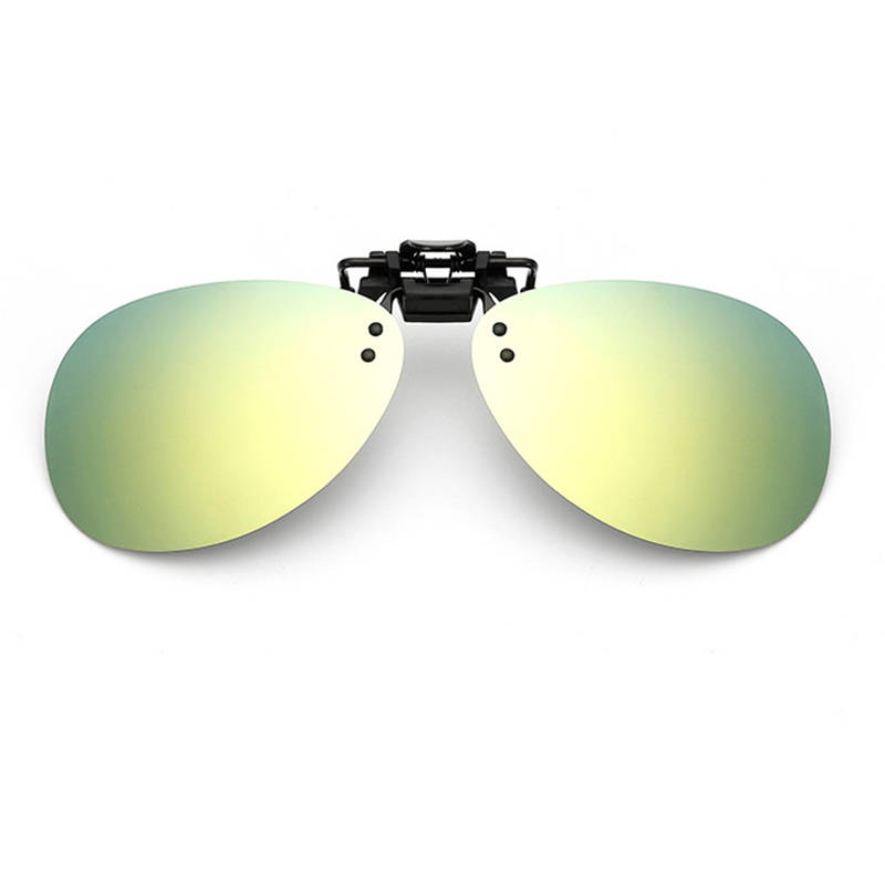 3Pcs Clip-on Night Vision UV400 Polarized Lens Glasses Outdoor Driving Sunglasses