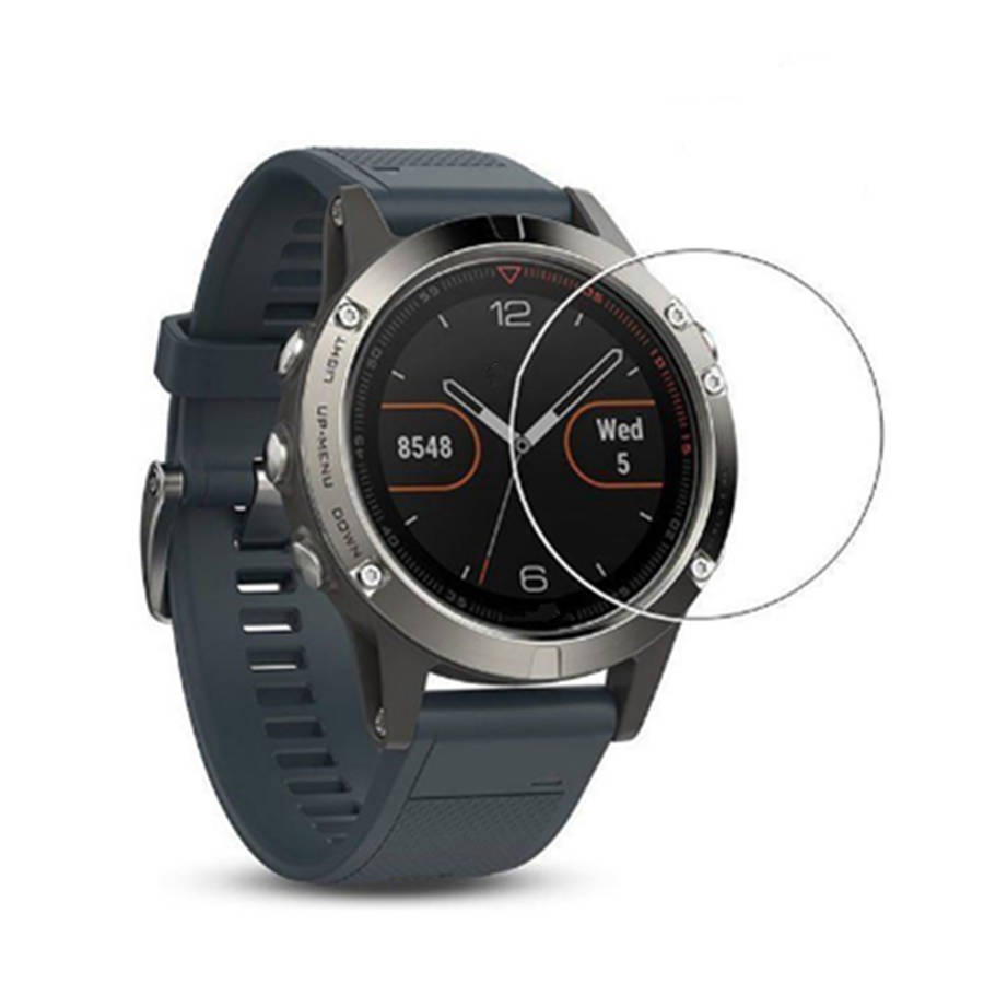 Garmin Fenix 5 Watch Transparent Tempered Glass Screen Protector Film Guard x3