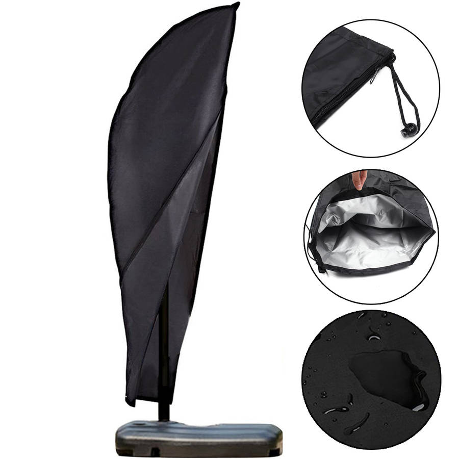Outdoor Patio Yard Parasol Umbrella Waterproof Shade Cover UV Dust Protector Carry Case Storage