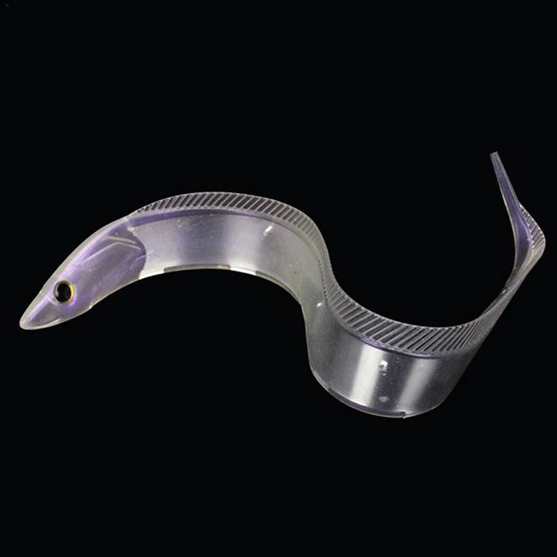 ZANLURE 2pcs/set Transparent White Squid Ribbonfish Lure Fishing Lure Bulit-