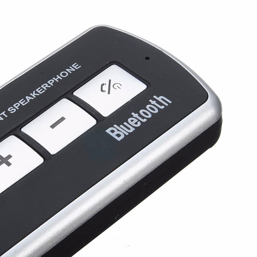 Wireless Bluetooth Car Kit Hands Free Speaker Phone Visor Clip For iOS Android