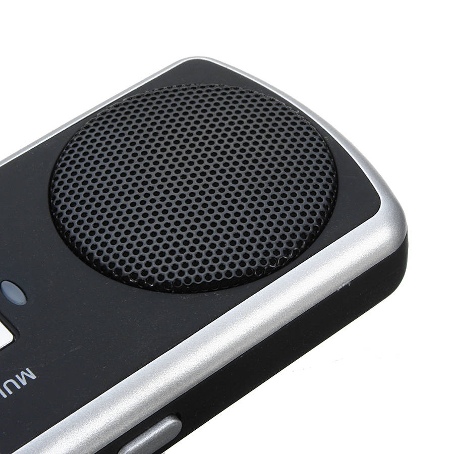 Wireless Bluetooth Car Kit Hands Free Speaker Phone Visor Clip For iOS Android