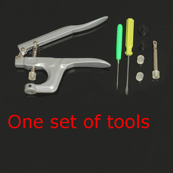 150Pcs/Set Plastic Resin T5 Fastener Snap Kam Buttons Pliers Kit DIY Crafts