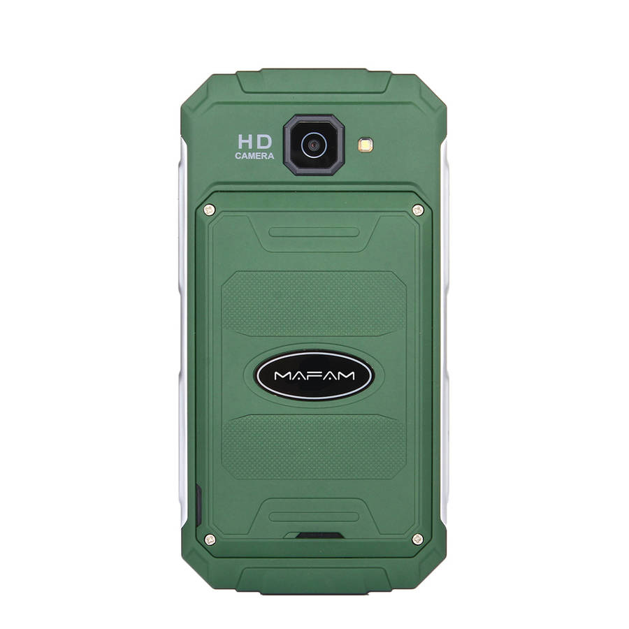 MAFAM V9+ 5.0-inch 3000mAh GPS 8GB ROM Quad Core Dual Sim Outdooors Rugged Smartphone (COLOR: GREEN)