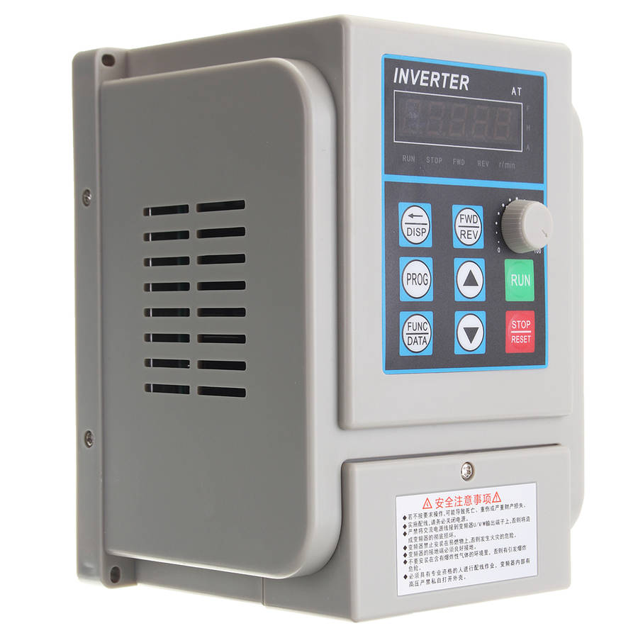 2.2kw 220V Single Phase Input Three Phase Out Inverter Variable Frequency Inverter PWM Control