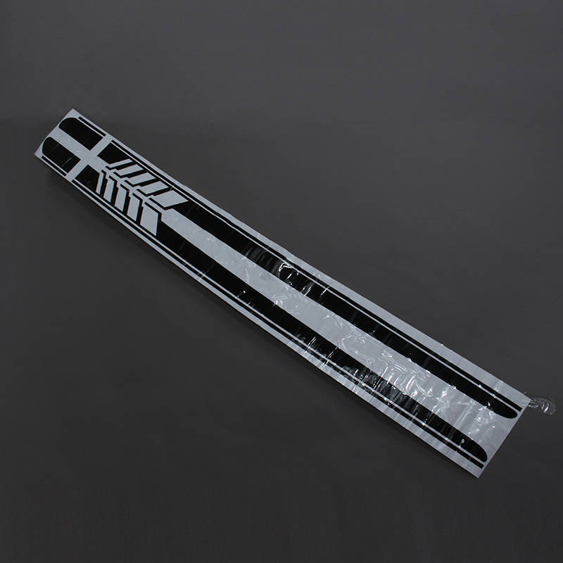 A PairGloss Black Auto Side Skirt Car Stickers AMG Edition 507 Racing For Mercedes Benz C Class W204