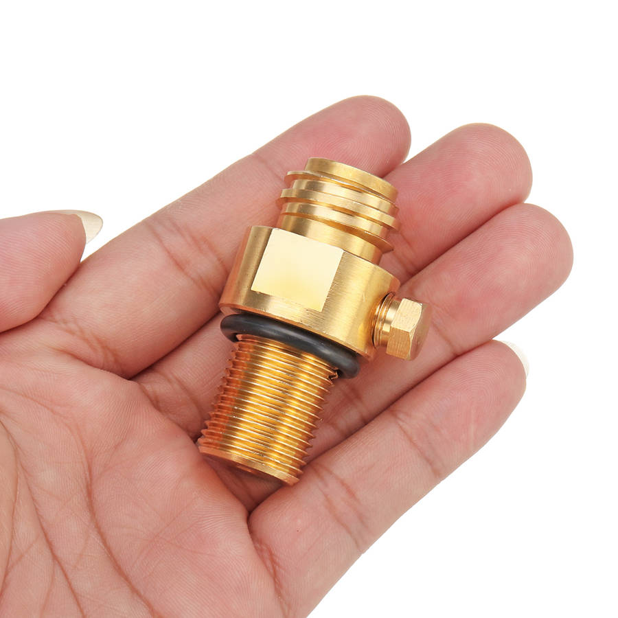 M18*1.5 Thread Replacement Valve CO2 Tank Brass Pin Valve For Soda Stream