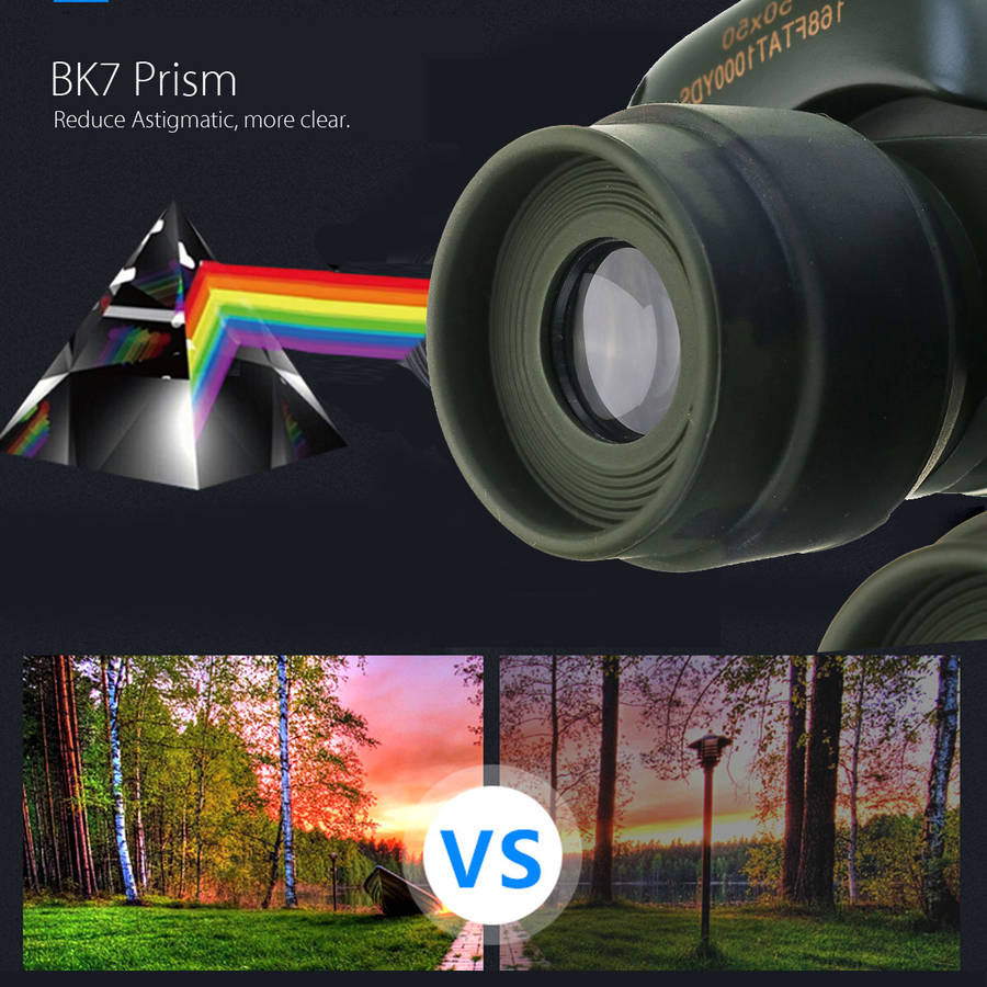 50X50 Outdoor Tactical Binoculars HD Match Coordinates Low Light Level Night Vision Telescope