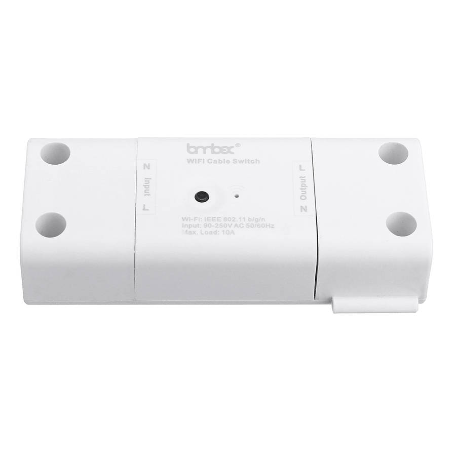 Lombex AC110-240V 10A WiFi Voice Control Timing Smart Light Switch Work with Alexa Google Assistant