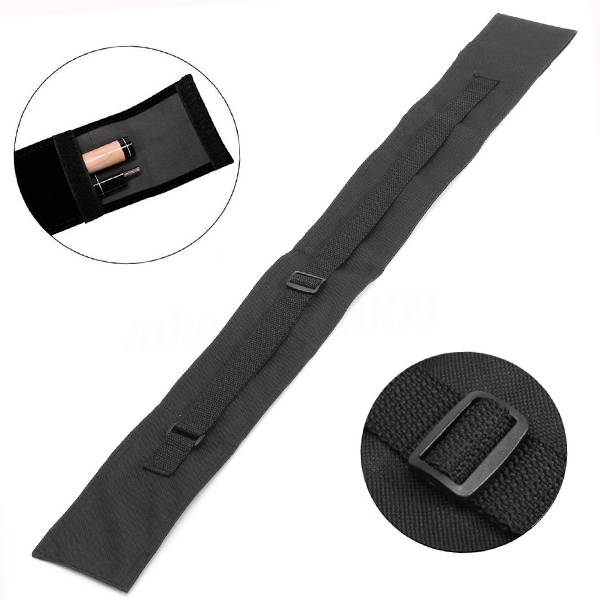 45 Inch (115cm) Black Pool Cue Bag for 3/4 Billiard Stick Storage