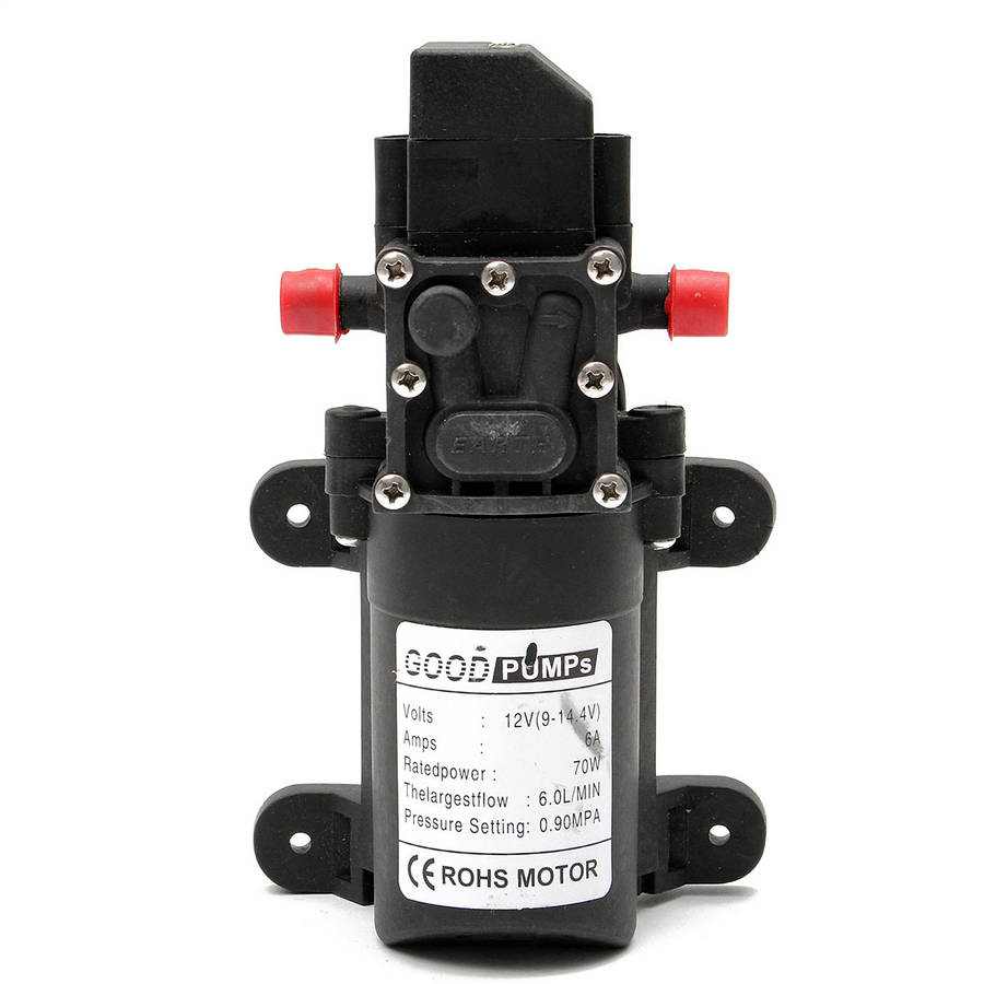 Water High Pressure Diaphragm Pump Caravan Boat DC12V