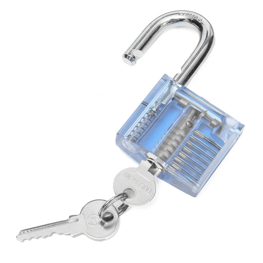 Transparent Unlocking Lock Pick Set Practice Padlock Lockpicking Skills