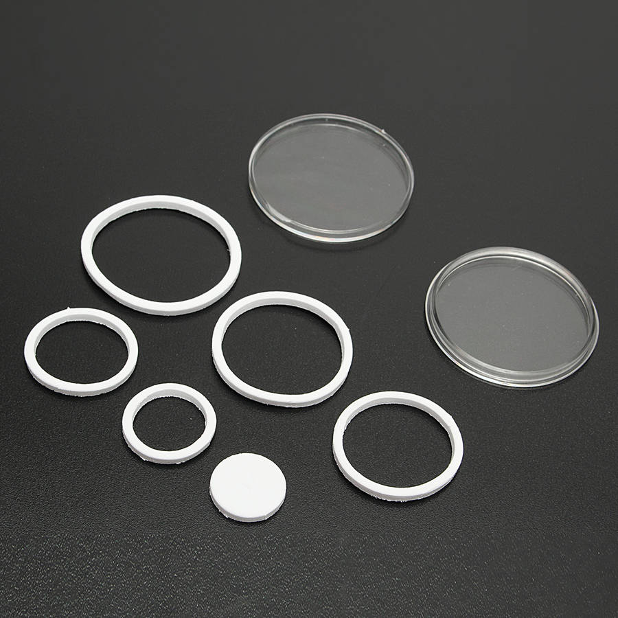 20pcs Round Coins Capsules Holders Portable Storage Box Cases Box Container Display