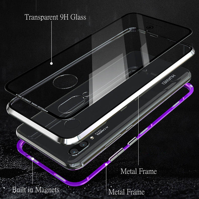 Bakeey 360 Magnetic Adsorption Upgraded Version Protective Case for Huawei P20 / P20 Lite / P20 Pro