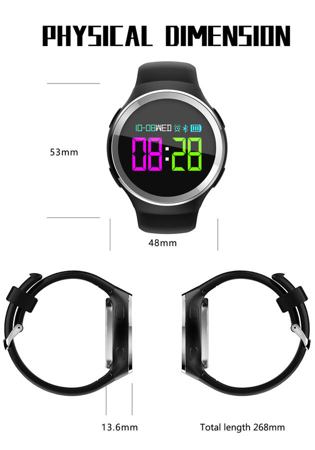 Bakeey N69 Sports 0.95inch OLED Heart Rate Blood Oxygen Pedometer Smart Watch Wristband 2d09c935-5fdf-4b22-9843-111dffb74fd1.jpg