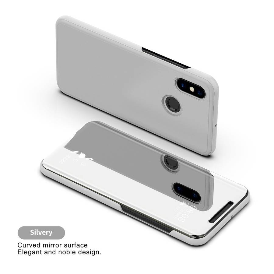 Bakeey Flip Smart Sleep Mirror Window View Bracket Protective Case For Xiaomi Redmi Note 6 Pro -