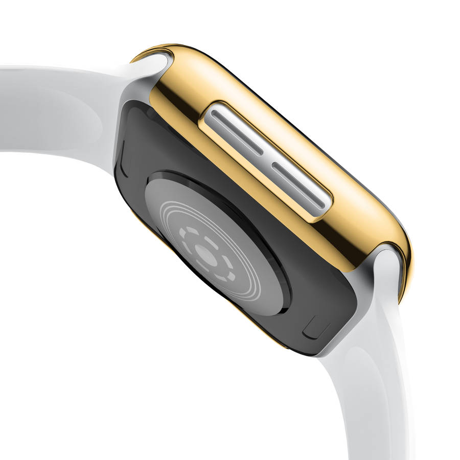 Bakeey Plating Touch Screen Hard PC Watch Cover For Apple Watch Series 4 40mm/44mm