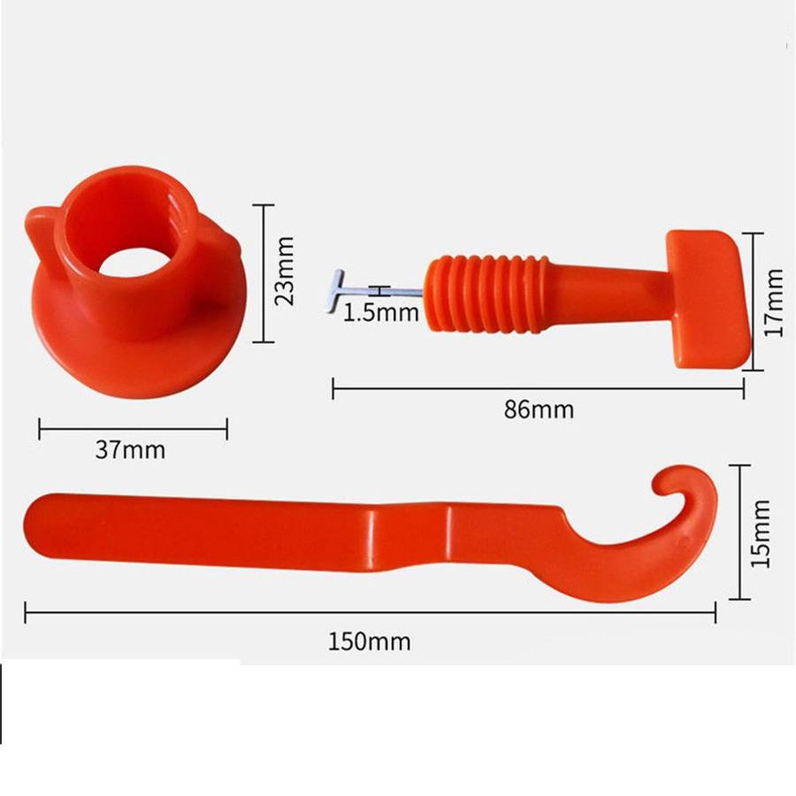 50pcs Plastic Ceramic Tile Leveler Tools Tile Leveling Locator T Leveling System Kits Tile Spacers