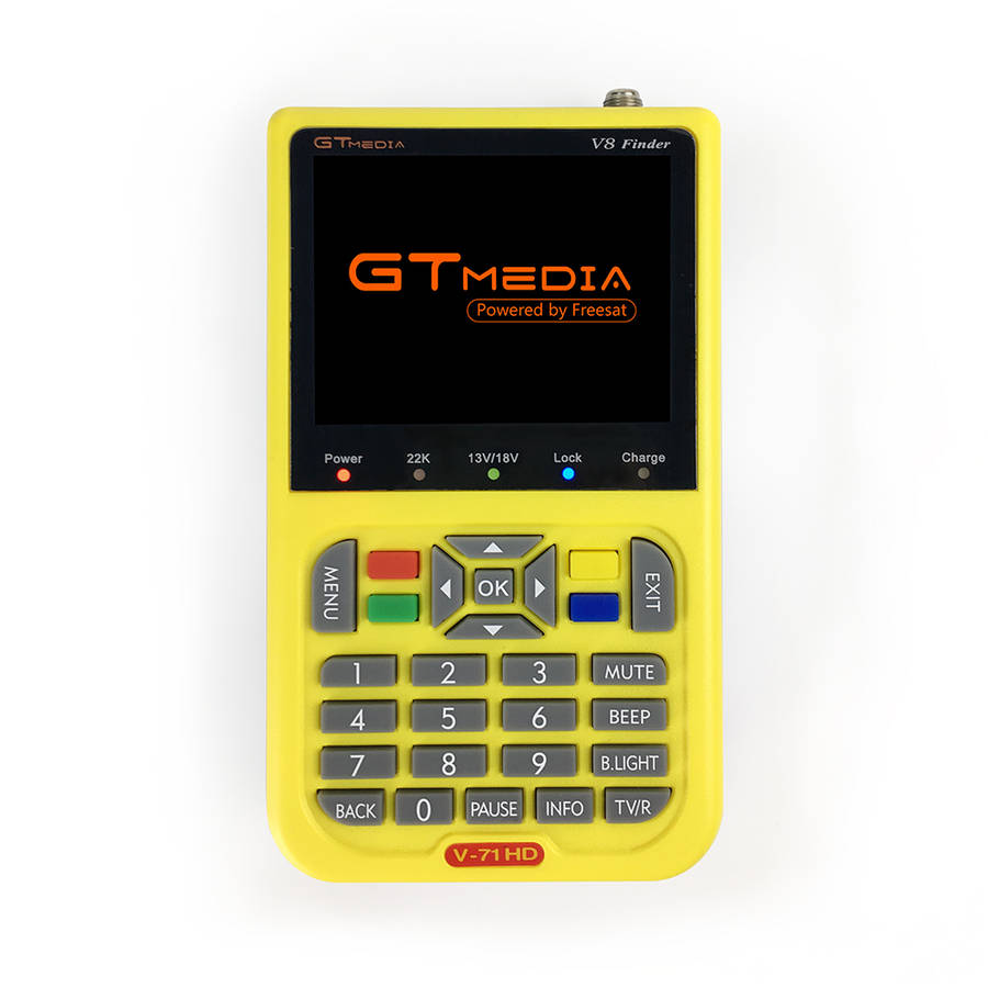 V8 Digital Finder Satellite Finder V-71 HD DVB-S2 MPEG-2/MPEG-4 FTA High Definition Satellite Meter
