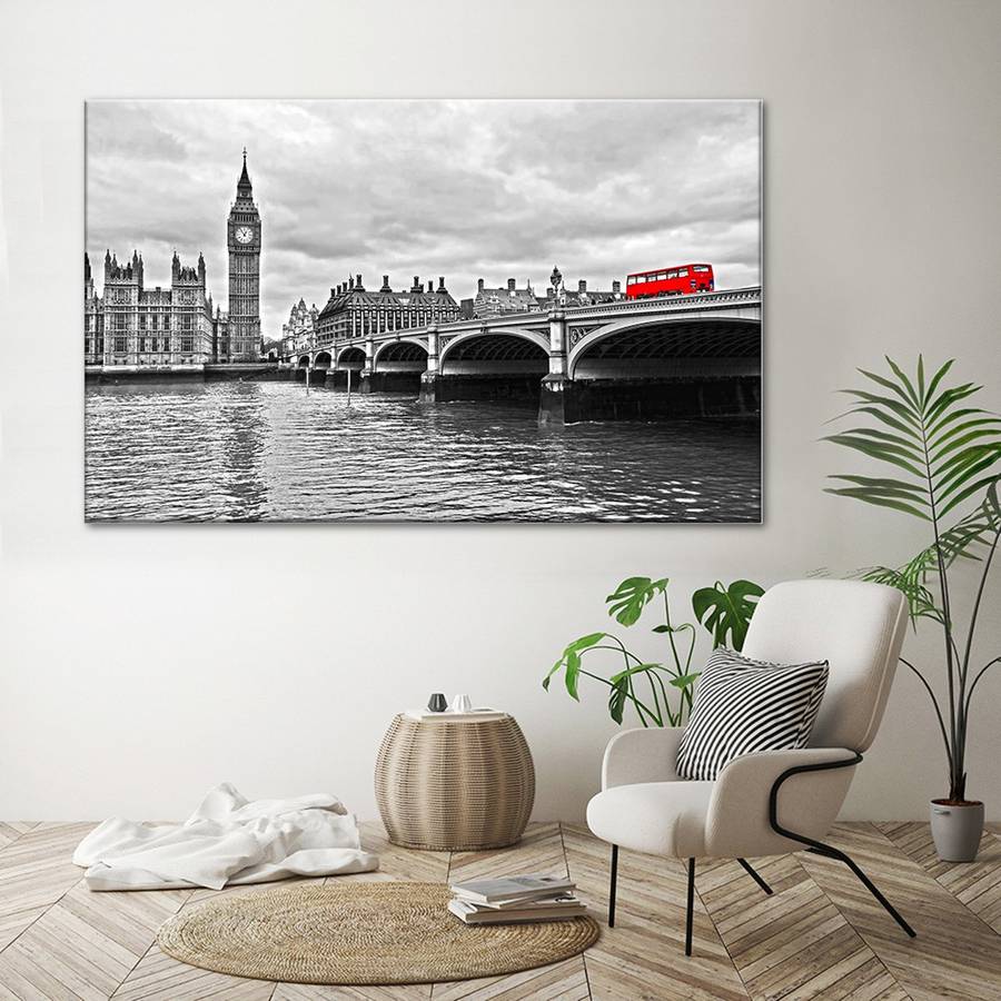 City Modern Canvas London Scenery Print Paintings Wall Art Picture Decor Unframed