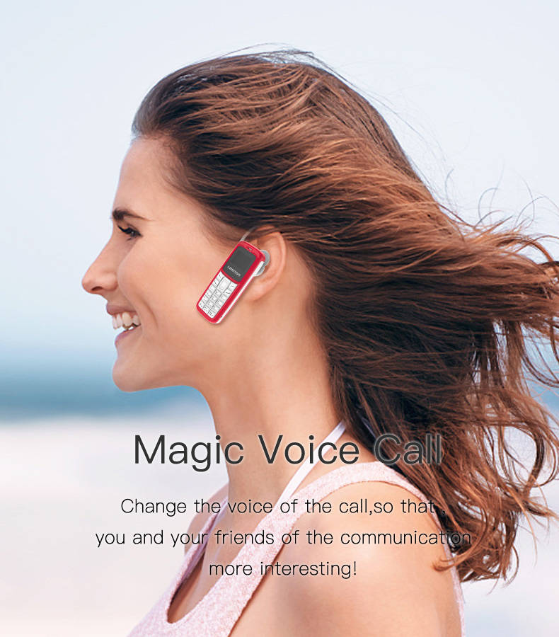 L8Star BM30 0.66 inch OLED 220mAh Bluetooth Dialer Voice Changer MP3 Music Player Mini Card Phone -
