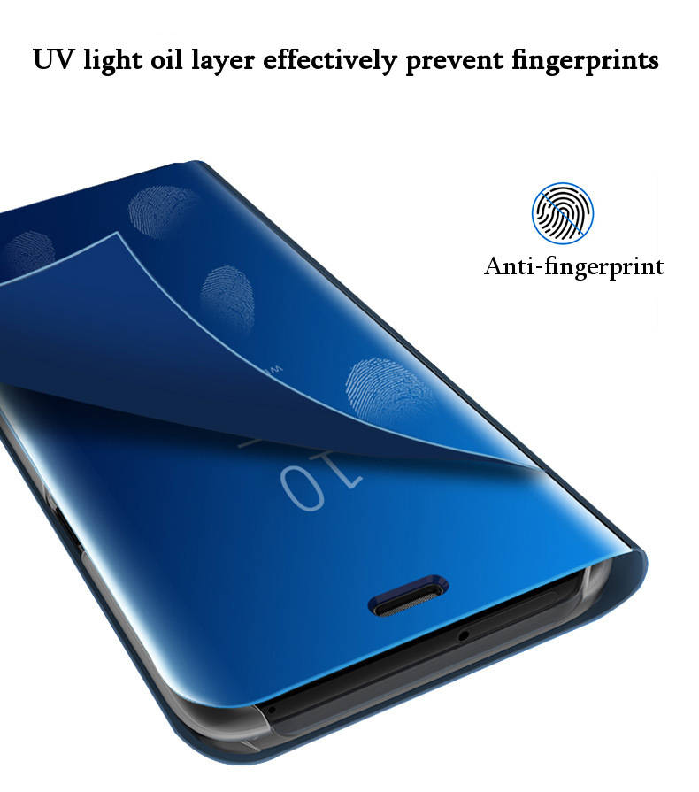 Bakeey Flip Smart Sleep Mirror Window View Bracket Protective Case For Xiaomi Redmi Note 6 Pro -