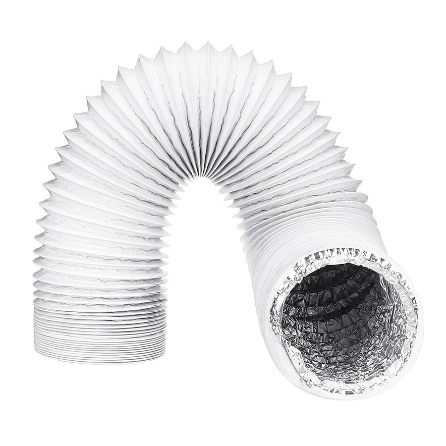 180cm PVC Aluminum Foil Universal Portable Air Conditioner Exhaust Hose 12.5cm Dia