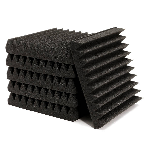 0x30x5CM Soundproofing Acoustic Wedge Foam Tiles Wall Panels