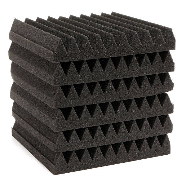 0x30x5CM Soundproofing Acoustic Wedge Foam Tiles Wall Panels