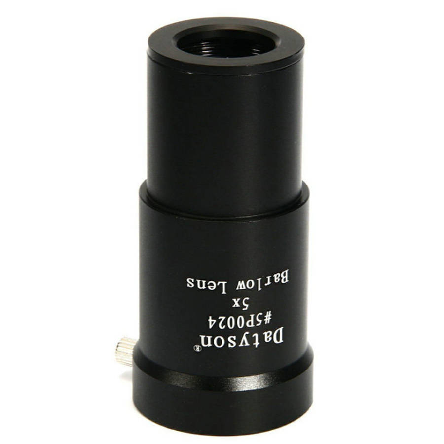 1.25inch 5X Barlow Lens Aluminiium Alloy Fully Multi-Coated For Telescope Eyepiece Astronomy