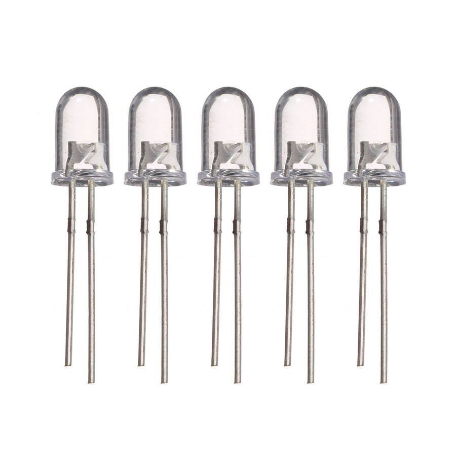 10/50/100PCS 5mm 2 Pin LED Ultra Bright Light Bulb Lamp 5 Colors