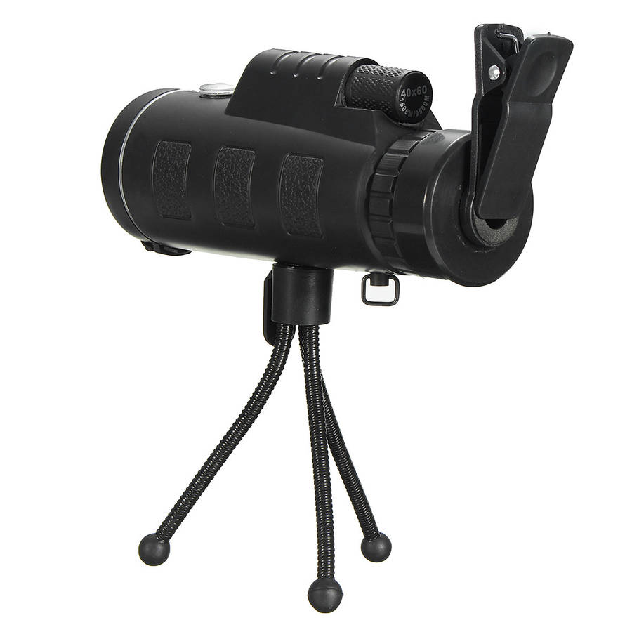 40x60 Waterproof Portable Monocular Telescope High Definition HD Travel with Compass