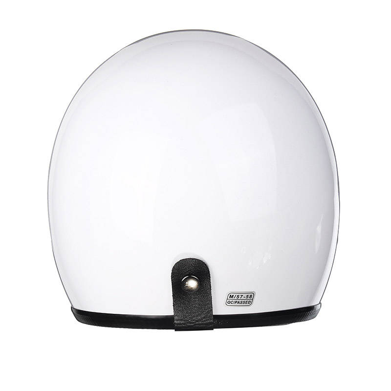 White ABS Motorcycle Vintage Helmet Open Face For Harley