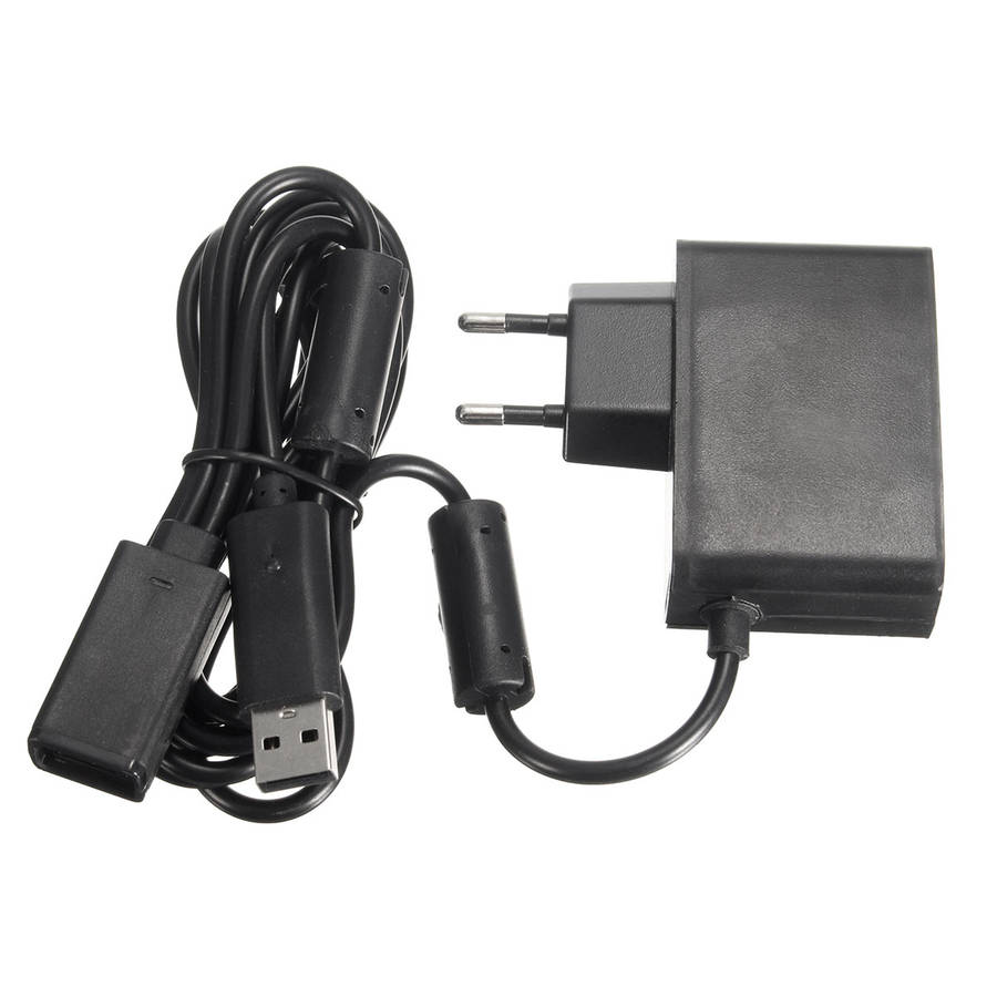 2.3m USB AC Adapter Power Supply Cable for Xbox 360 Kinect Sensor EU/US Plug