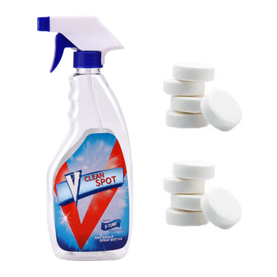 KCASA Multifunctional Effervescent Spray Cleaner Home Cleaning 1 Set 1 Bottle + 10Pcs Spray Cleaner