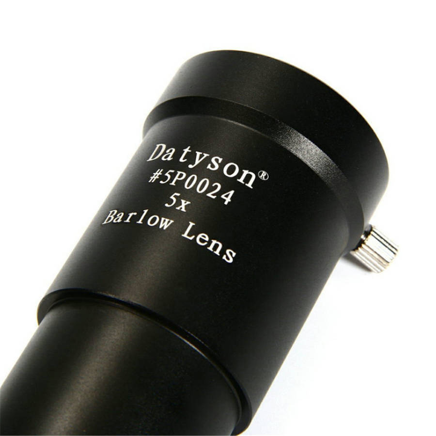 1.25inch 5X Barlow Lens Aluminiium Alloy Fully Multi-Coated For Telescope Eyepiece Astronomy