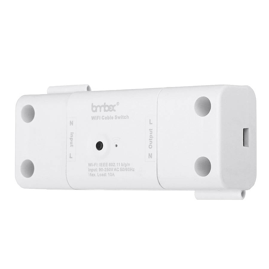 Lombex AC110-240V 10A WiFi Voice Control Timing Smart Light Switch Work with Alexa Google Assistant