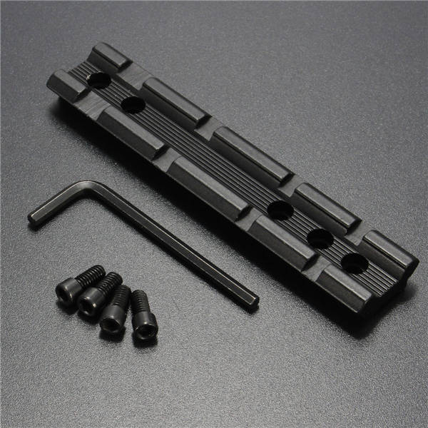 Tactical Dovetail Weaver Picatinny Rail Adapter 11mm to 20mm Scope Extend Mount