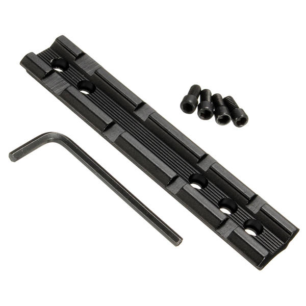 Tactical Dovetail Weaver Picatinny Rail Adapter 11mm to 20mm Scope Extend Mount