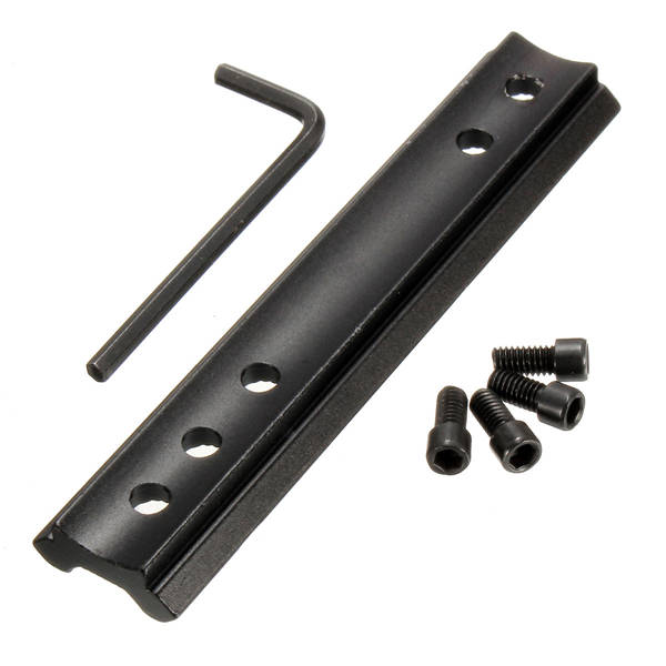 Tactical Dovetail Weaver Picatinny Rail Adapter 11mm to 20mm Scope Extend Mount