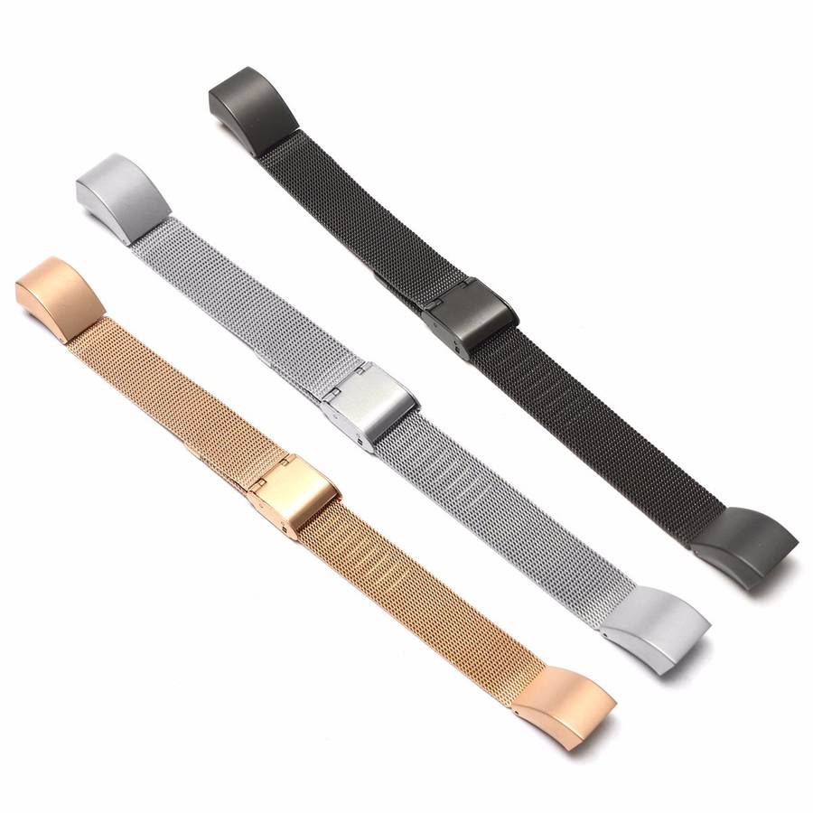Fitbit Alta Stainless Steel Watch Band Metal Mesh Strap