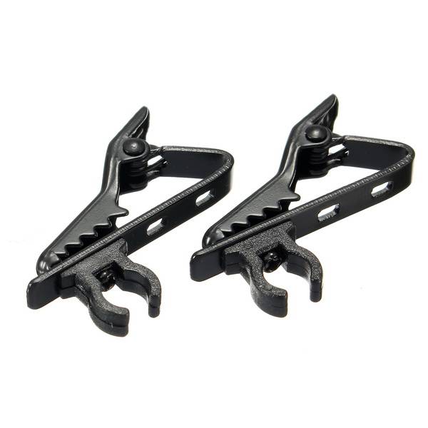 AriMic Dual-Head Clip on Lapel Microphone Recording Mic