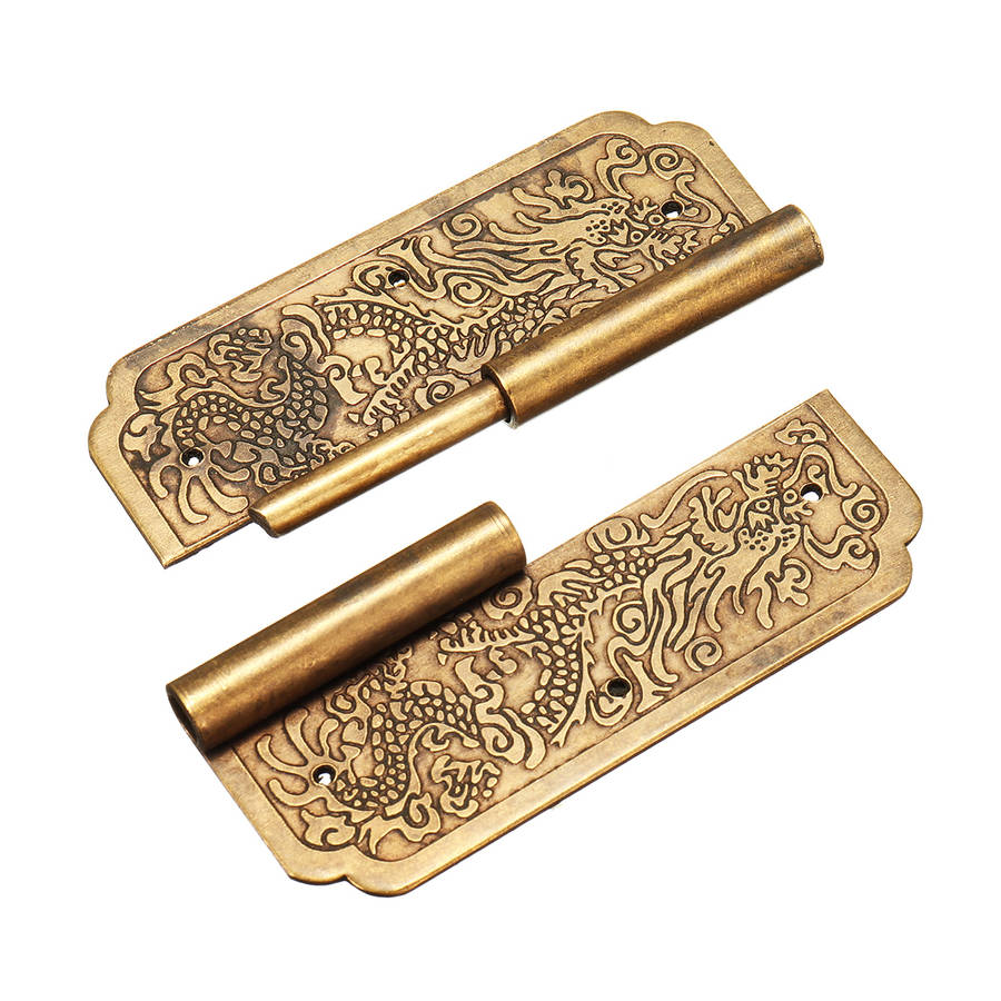 Door Hinge Chinese Furniture Brass Hardware Trunk Cabinet Door Hinges Copper